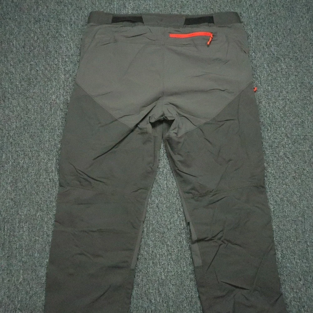 Berghaus Pants‎ Men 40x32 Gray Vapour Light Belted Zip Pockets Hiking